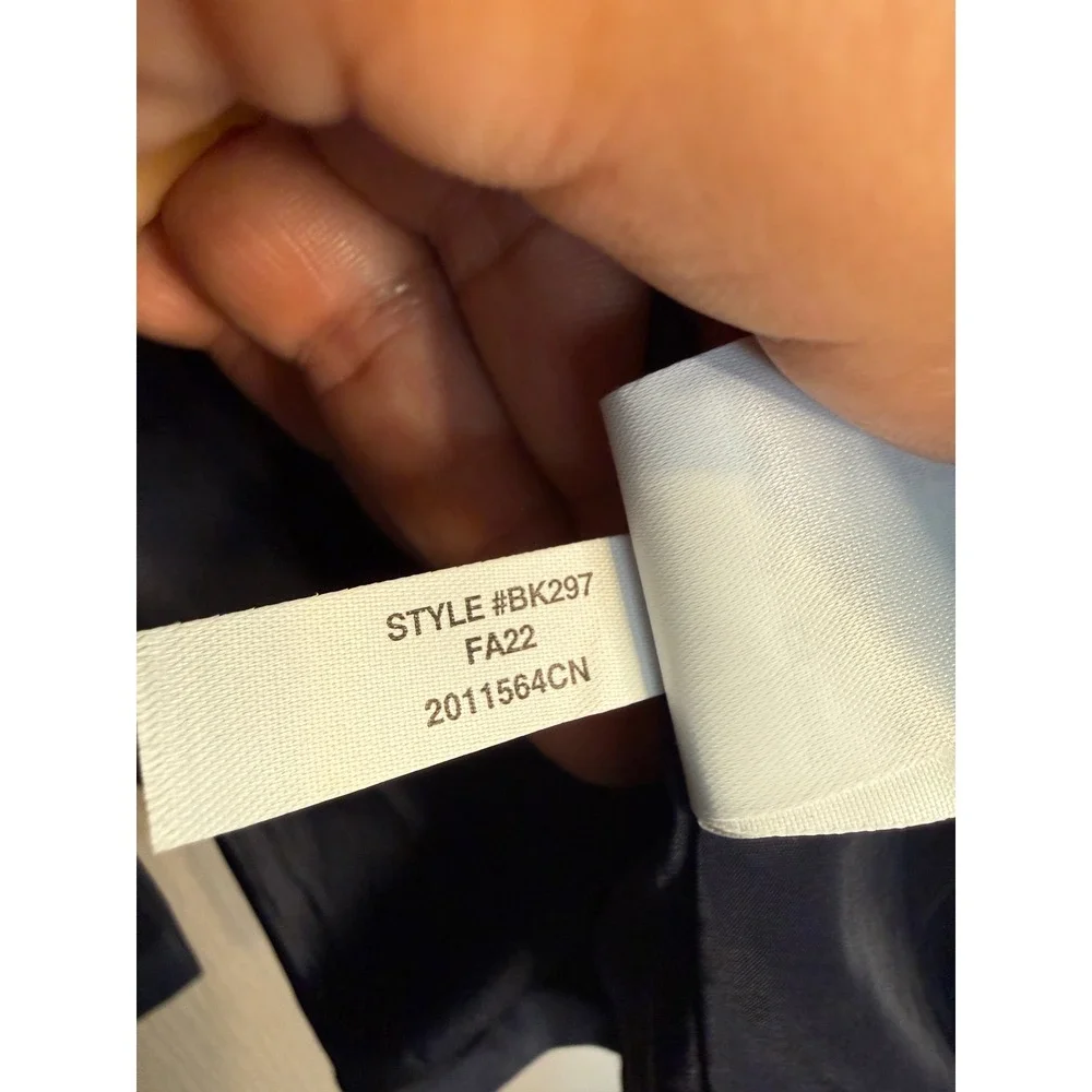 J. Crew | Limited Edition Cutaway Blazer Blue Faux Leather Blazer Jacket 10